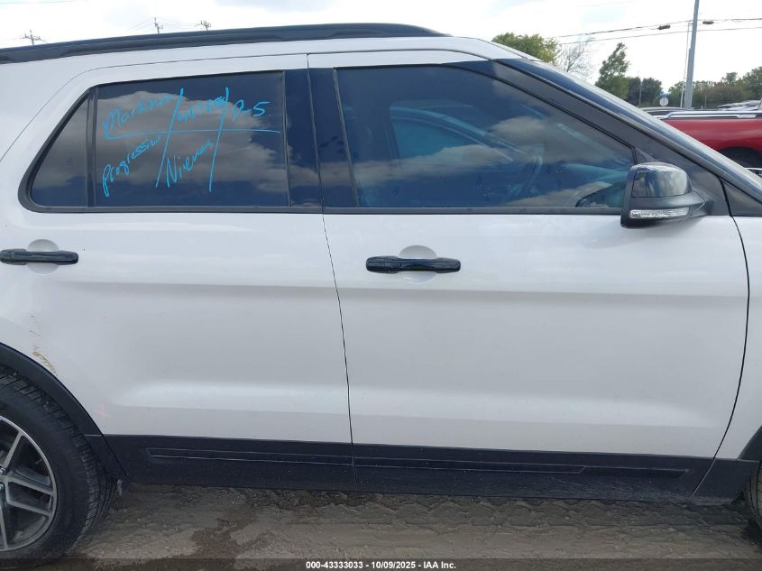 2018 Ford Explorer Sport VIN: 1FM5K8GT9JGB54970 Lot: 43333033