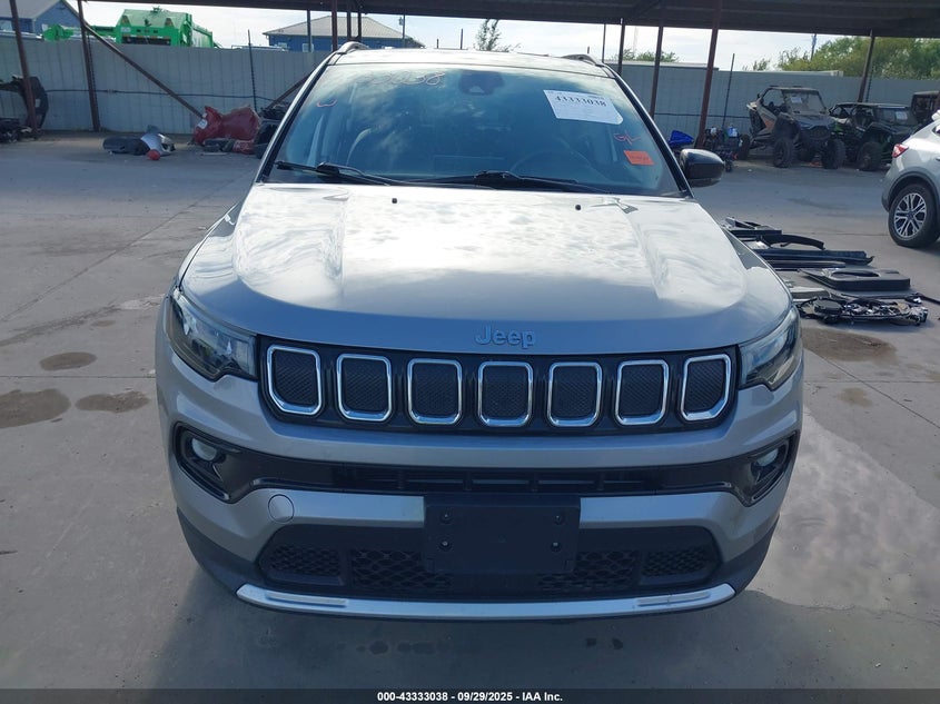 2022 Jeep Compass Limited 4X4 VIN: 3C4NJDCB1NT210348 Lot: 43333038