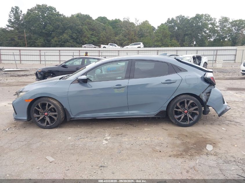 2018 Honda Civic Sport VIN: SHHFK7H44JU239718 Lot: 43333039