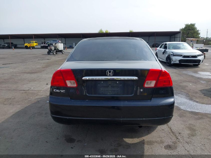 2001 Honda Civic Dx VIN: 1HGES15241L027171 Lot: 43333046