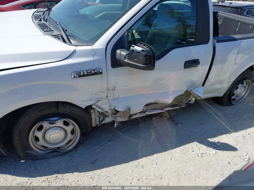 2017 Ford F-150 Xl VIN: 1FTMF1C85HFA50313 Lot: 43333082