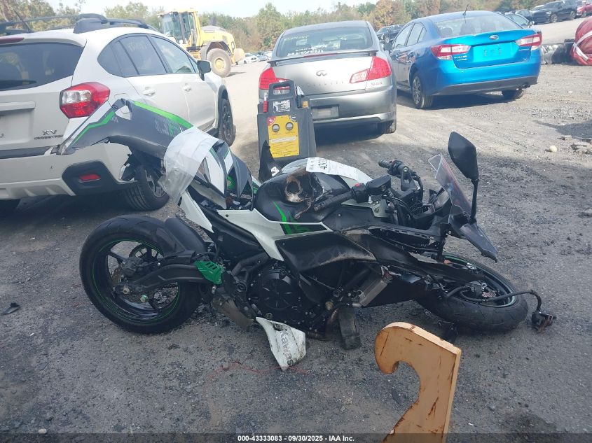 2022 Kawasaki Ex650 N VIN: ML5EXEN10NDA76265 Lot: 43333083