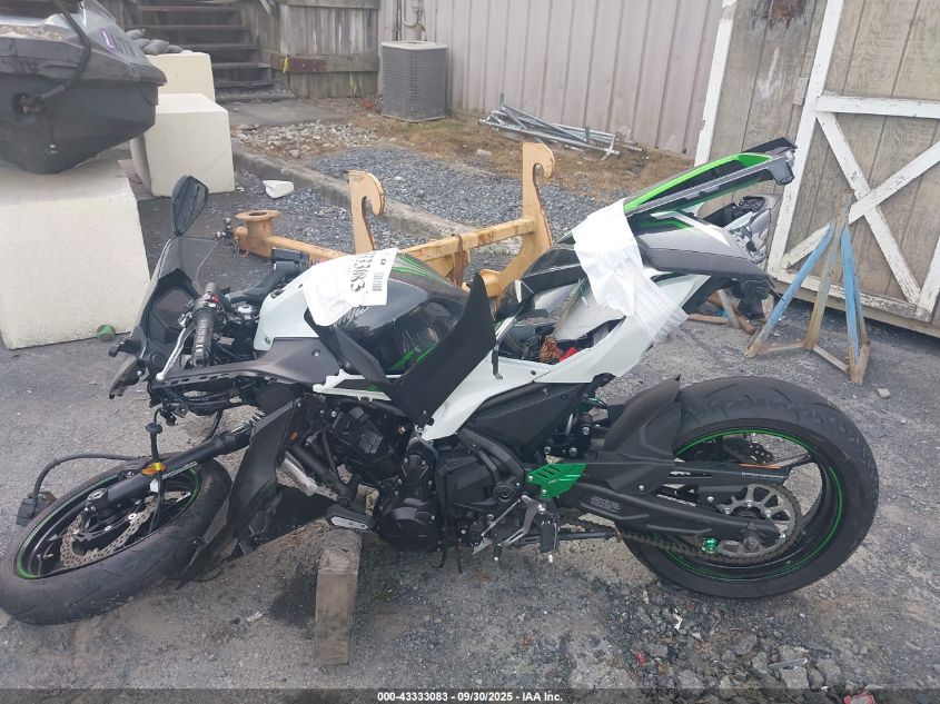 2022 Kawasaki Ex650 N VIN: ML5EXEN10NDA76265 Lot: 43333083