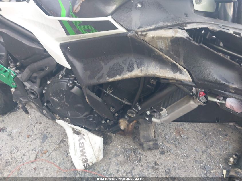 2022 Kawasaki Ex650 N VIN: ML5EXEN10NDA76265 Lot: 43333083