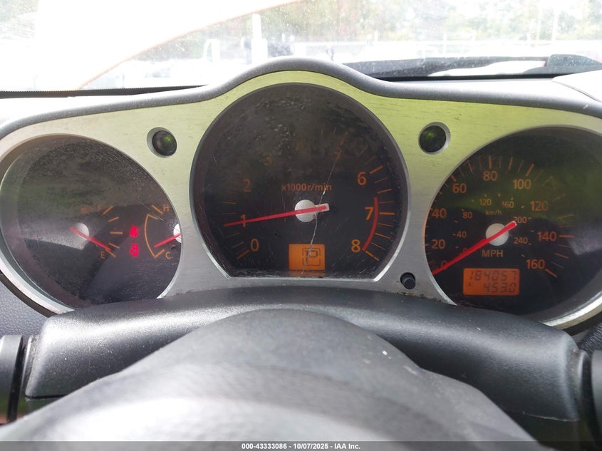 2003 Nissan 350Z Touring VIN: JN1AZ34E93T021582 Lot: 43333086