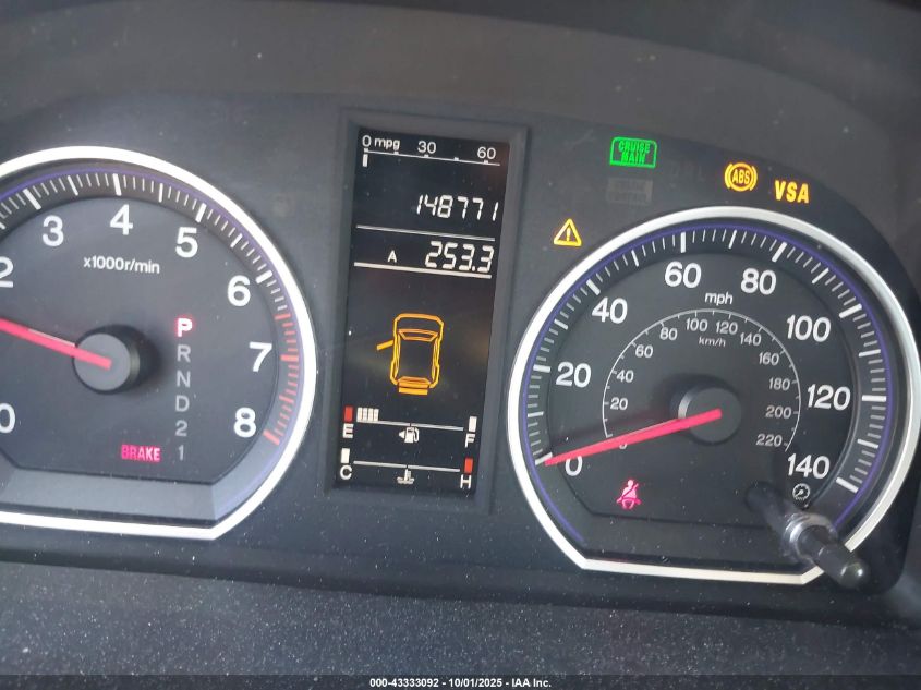 2009 Honda Cr-V Lx VIN: JHLRE38309C015315 Lot: 43333092