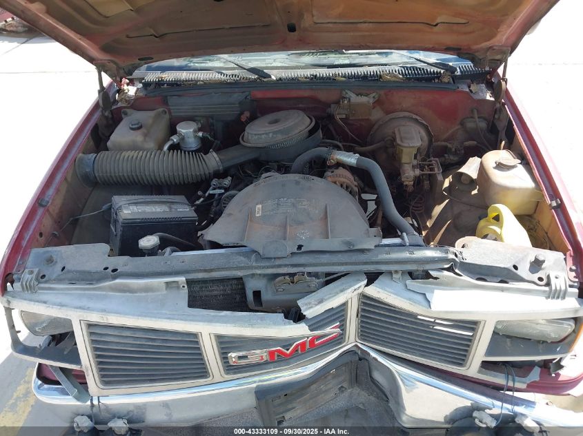 1991 GMC Sierra C1500 VIN: 1GTDC14Z4MZ507363 Lot: 43333109