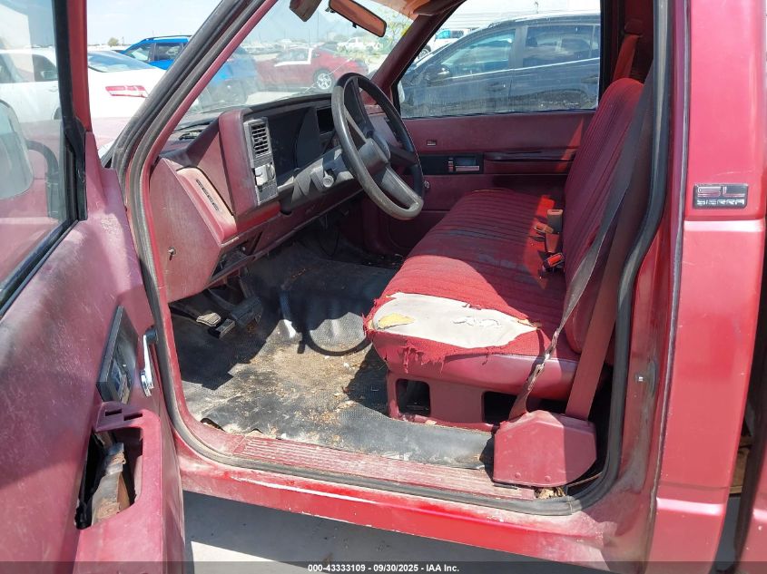 1991 GMC Sierra C1500 VIN: 1GTDC14Z4MZ507363 Lot: 43333109