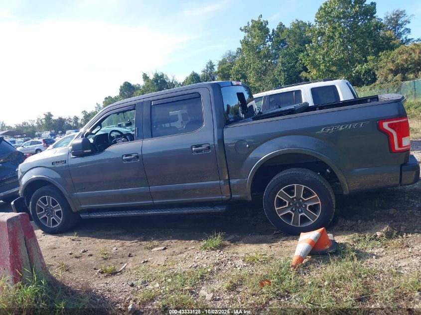 2016 Ford F-150 Xlt VIN: 1FTEW1CP5GFB42080 Lot: 43333125