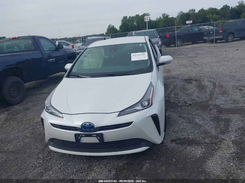 2022 Toyota Prius L VIN: JTDKAMFU9N3182813 Lot: 43333142