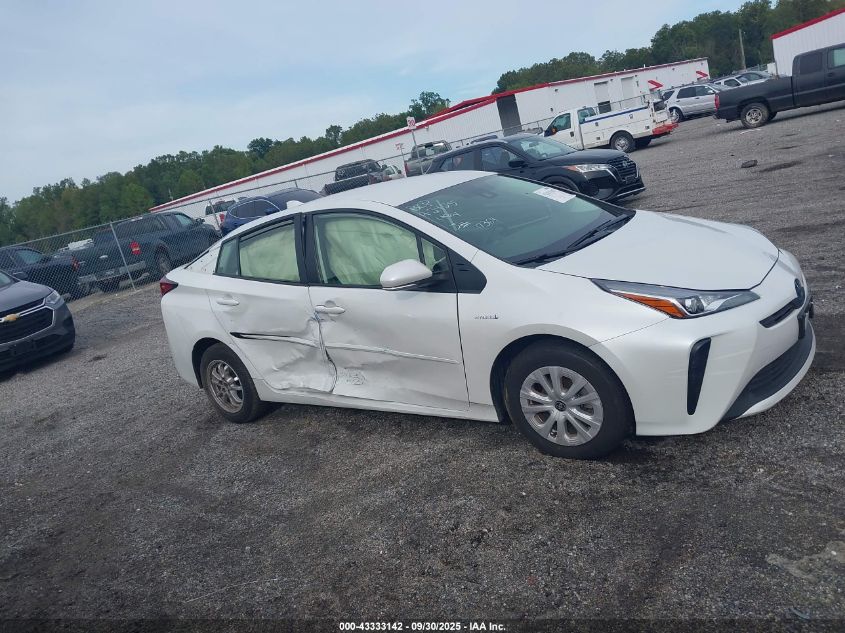 2022 Toyota Prius L VIN: JTDKAMFU9N3182813 Lot: 43333142