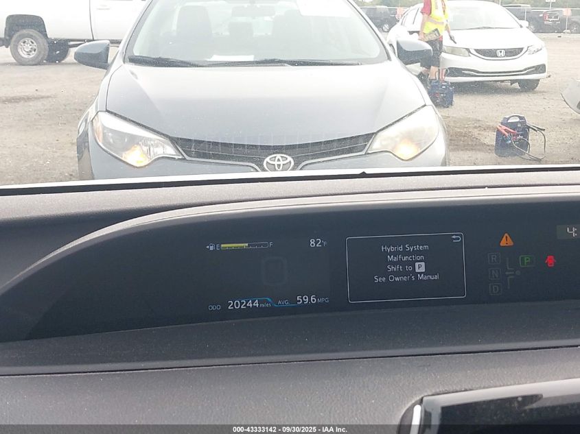 2022 Toyota Prius L VIN: JTDKAMFU9N3182813 Lot: 43333142