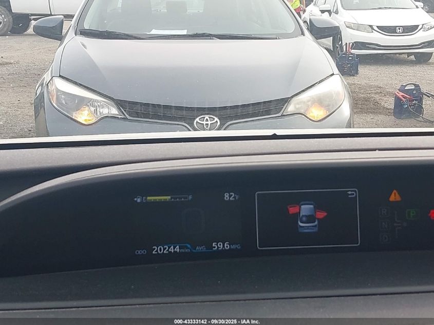 2022 Toyota Prius L VIN: JTDKAMFU9N3182813 Lot: 43333142