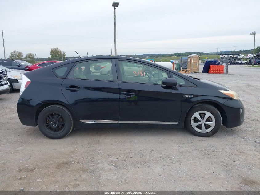 2012 Toyota Prius Two VIN: JTDKN3DU9C1510693 Lot: 43333181