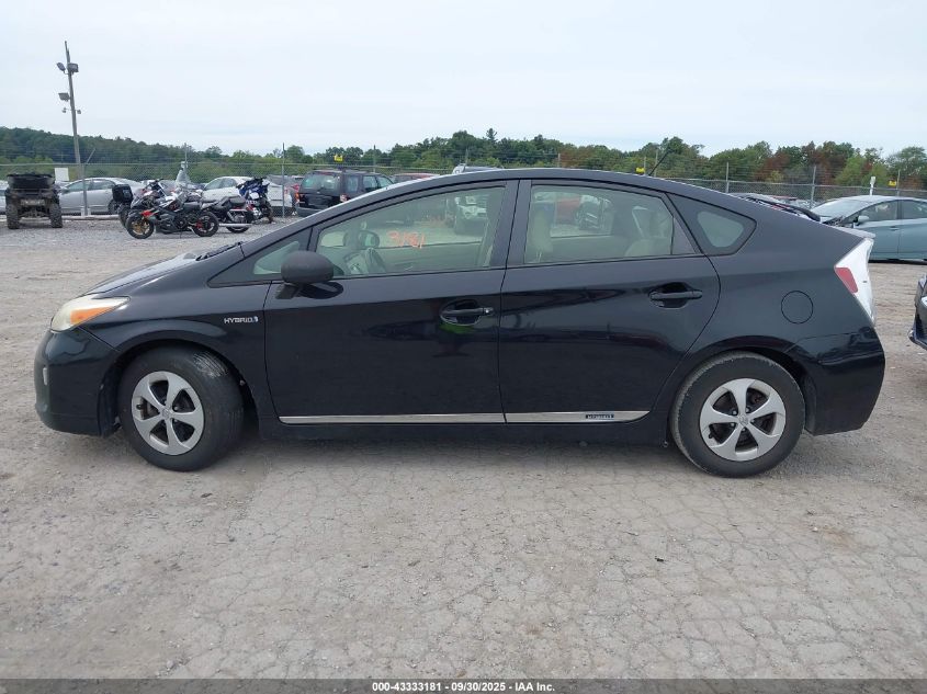 2012 Toyota Prius Two VIN: JTDKN3DU9C1510693 Lot: 43333181