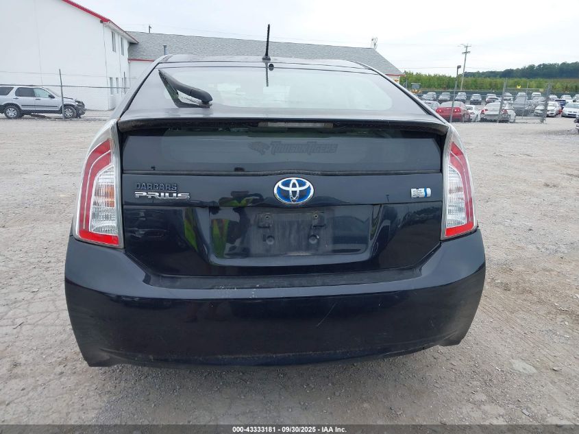 2012 Toyota Prius Two VIN: JTDKN3DU9C1510693 Lot: 43333181