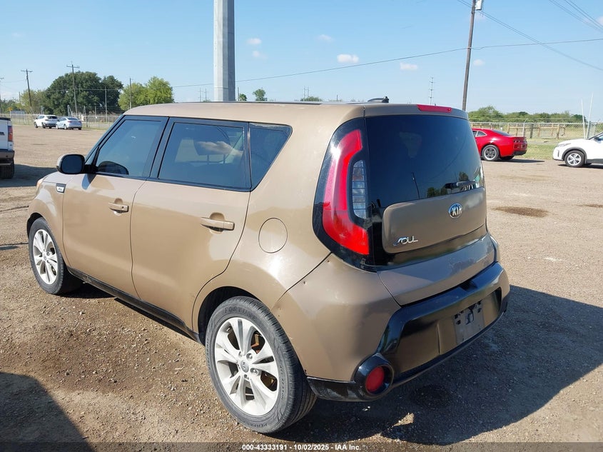 2015 KIA SOUL + - KNDJP3A54F7186315
