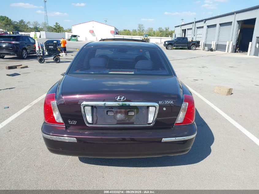 2005 Hyundai Xg350 L VIN: KMHFU45E35A416406 Lot: 43333214