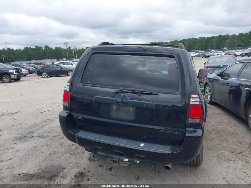 2006 Toyota 4Runner Sr5 V6 VIN: JTEZU14R760070772 Lot: 43333215