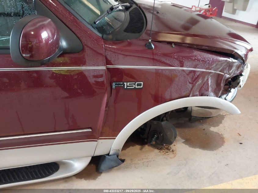 1997 Ford F-150 Lariat/Standard/Xl/Xlt VIN: 1FTDX1769VNA17029 Lot: 43333217