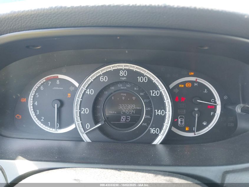 2013 Honda Accord Ex-L VIN: 1HGCR2F83DA029621 Lot: 43333230