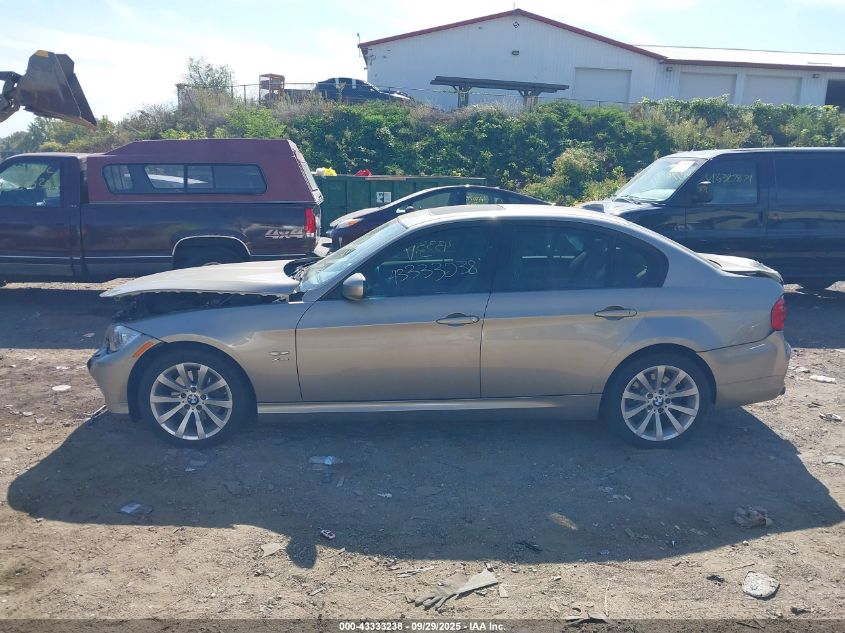 2011 BMW 328I xDrive VIN: WBAPK7G51BNN86035 Lot: 43333238