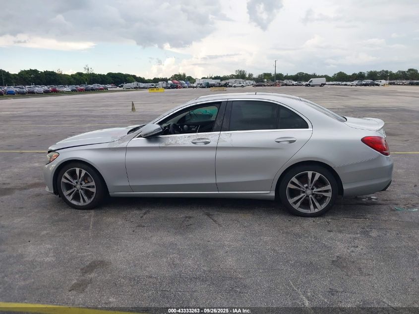 2016 Mercedes-Benz C 300 VIN: 55SWF4JB2GU150718 Lot: 43333263