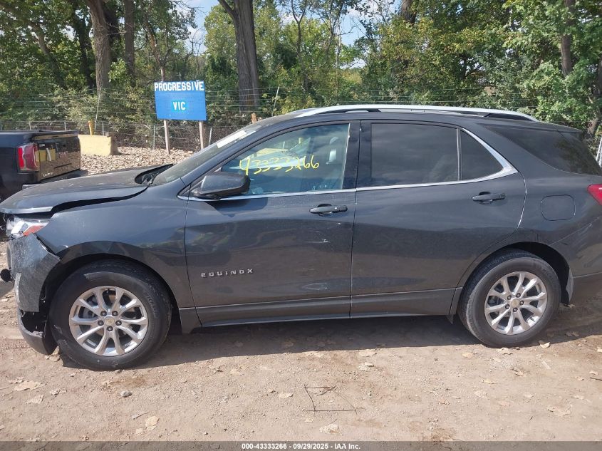 2020 Chevrolet Equinox Fwd Lt 1.5L Turbo VIN: 2GNAXKEV3L6260735 Lot: 43333266