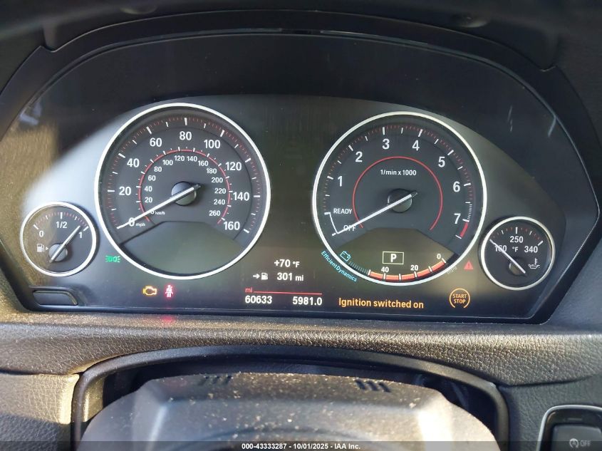 2015 BMW 435I VIN: WBA3T3C55FP939767 Lot: 43333287