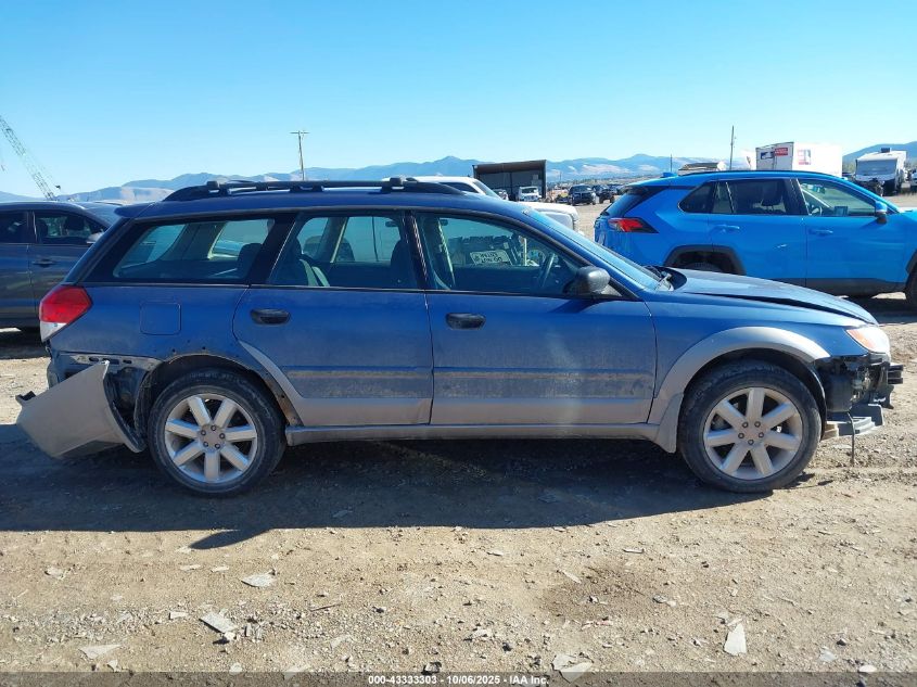 2008 Subaru Outback 2.5I/2.5I L.l. Bean Edition VIN: 4S4BP61C887330452 Lot: 43333303