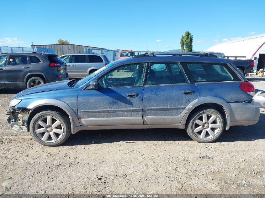 2008 Subaru Outback 2.5I/2.5I L.l. Bean Edition VIN: 4S4BP61C887330452 Lot: 43333303