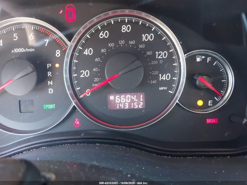 2008 Subaru Outback 2.5I/2.5I L.l. Bean Edition VIN: 4S4BP61C887330452 Lot: 43333303