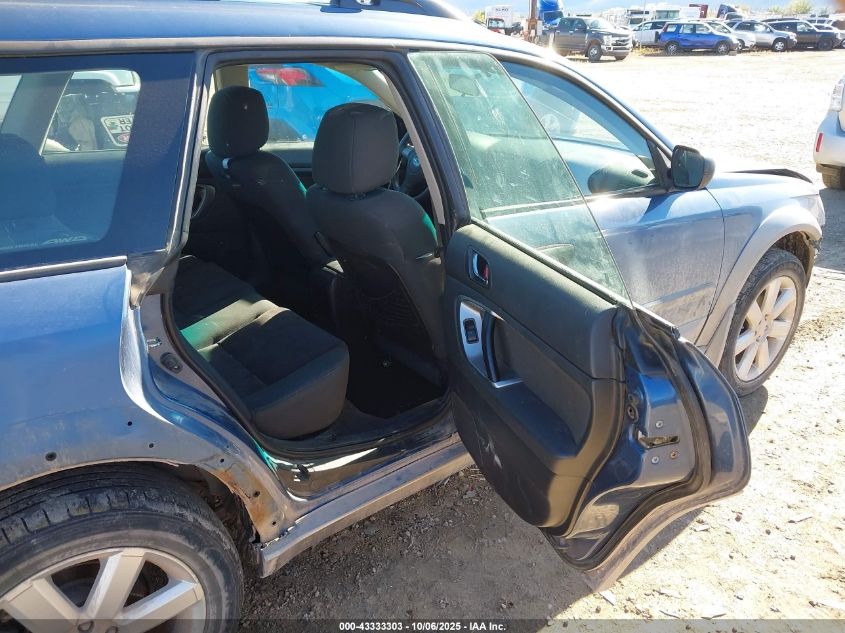 2008 Subaru Outback 2.5I/2.5I L.l. Bean Edition VIN: 4S4BP61C887330452 Lot: 43333303