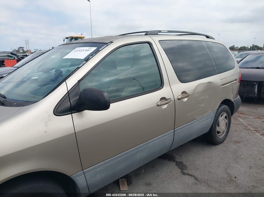 2000 Toyota Sienna Le VIN: 4T3ZF13C2YU214772 Lot: 43333309