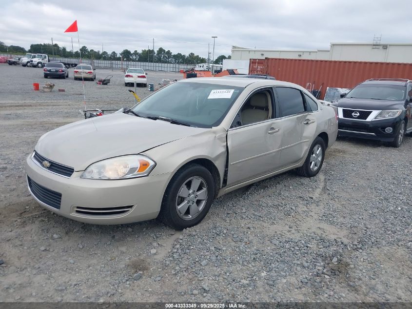 2008 Chevrolet Impala Lt VIN: 2G1WT58K081287207 Lot: 43333349