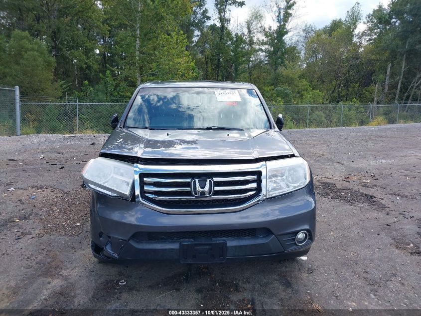2014 Honda Pilot Ex-L VIN: 5FNYF3H59EB028519 Lot: 43333357