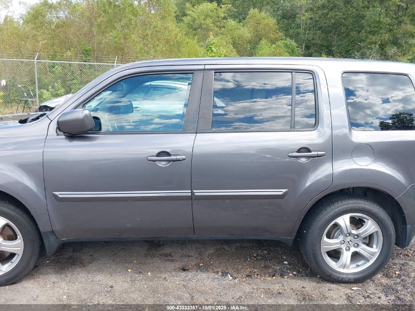 2014 Honda Pilot Ex-L VIN: 5FNYF3H59EB028519 Lot: 43333357