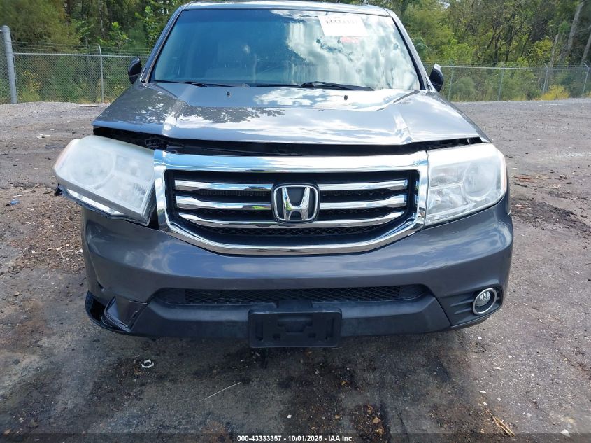 2014 Honda Pilot Ex-L VIN: 5FNYF3H59EB028519 Lot: 43333357