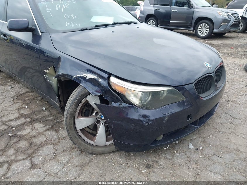 2006 BMW 525I VIN: WBANE53516CK83251 Lot: 43333417