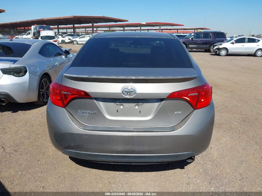 2017 Toyota Corolla Se VIN: 5YFBURHE9HP589665 Lot: 43333448