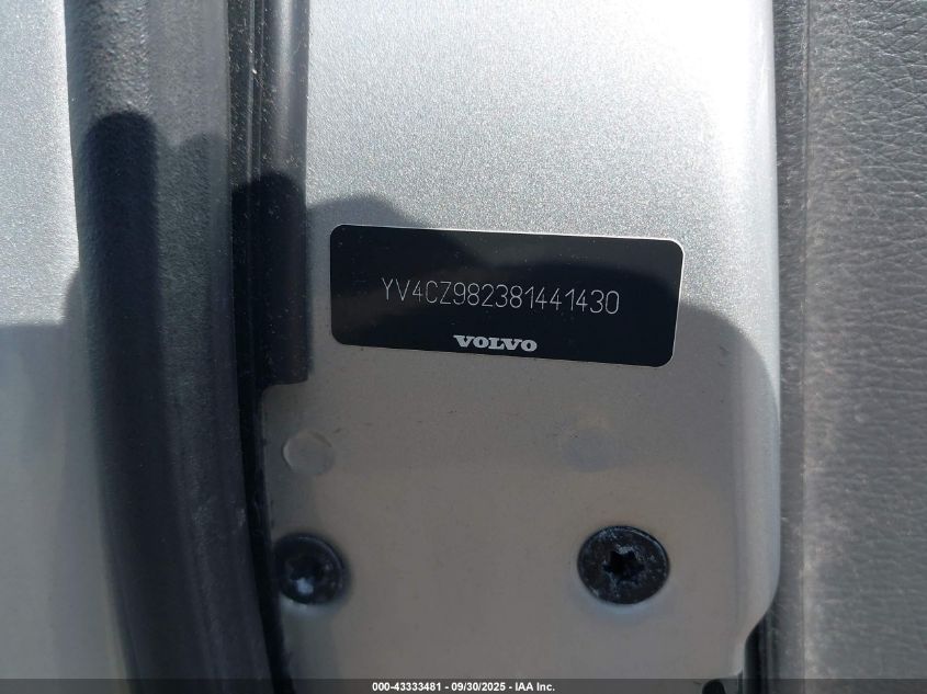 2008 Volvo Xc90 3.2 VIN: YV4CZ982381441430 Lot: 43333481
