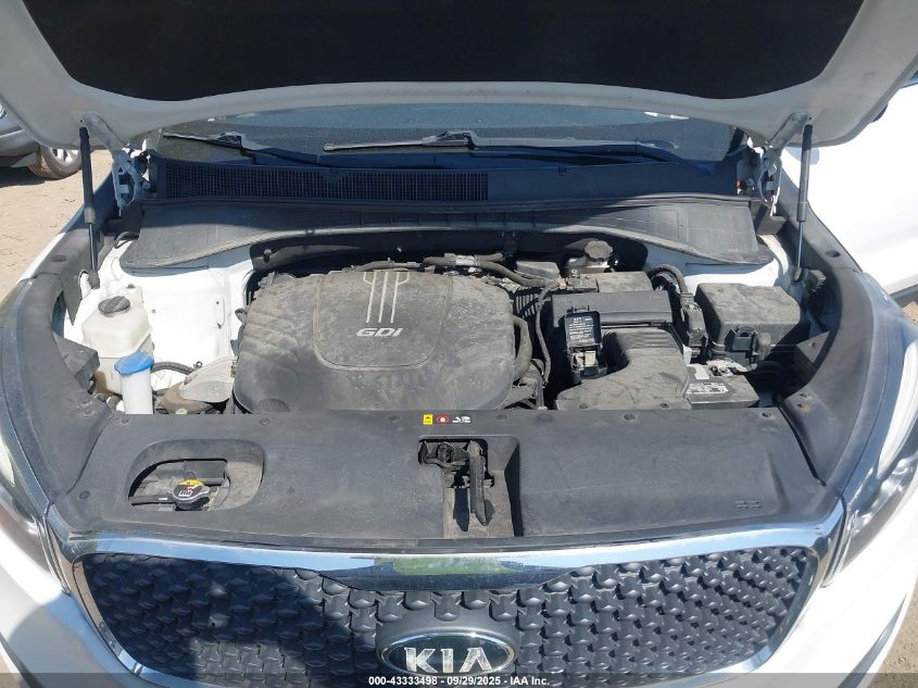 2016 Kia Sorento 3.3L Lx VIN: 5XYPGDA58GG063251 Lot: 43333498