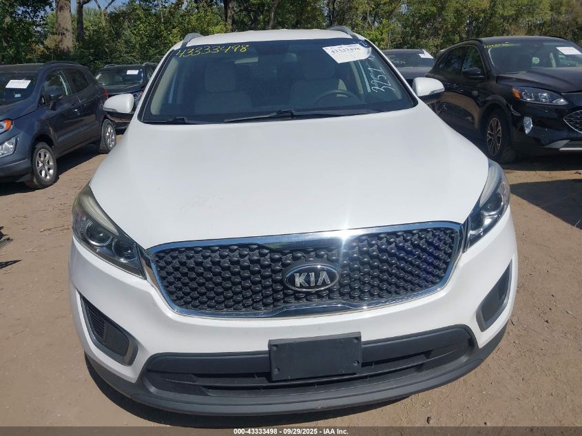 2016 Kia Sorento 3.3L Lx VIN: 5XYPGDA58GG063251 Lot: 43333498