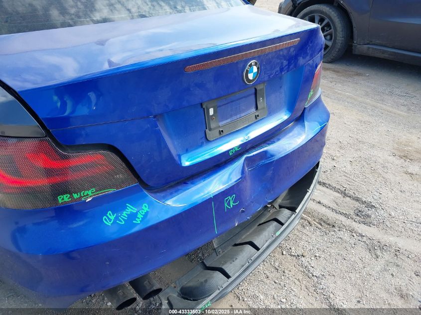 2008 BMW 135I VIN: WBAUC73588VF23113 Lot: 43333503