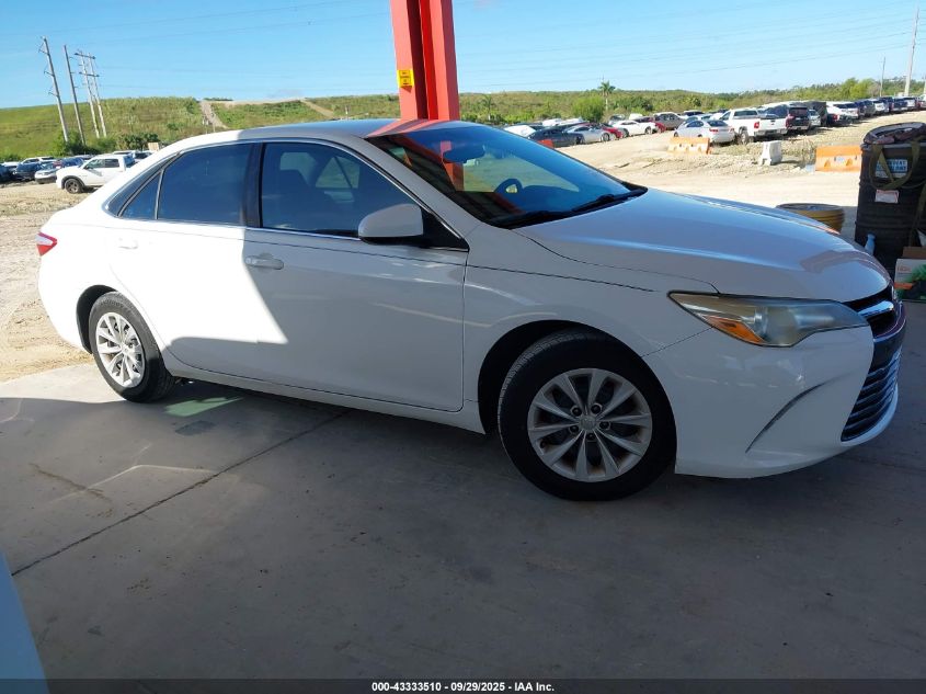 2015 Toyota Camry Le VIN: 4T4BF1FK2FR478784 Lot: 43333510