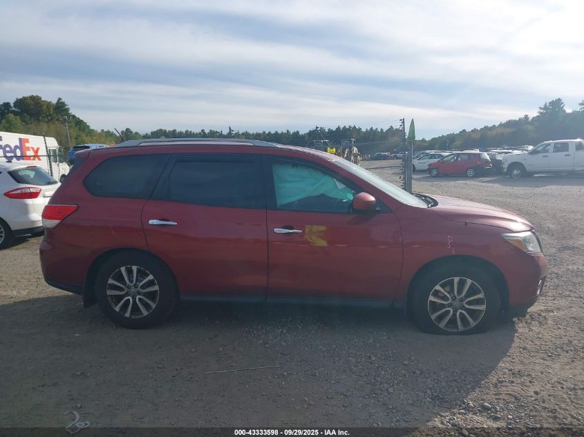 2015 Nissan Pathfinder Sv VIN: 5N1AR2MM4FC715482 Lot: 43333598