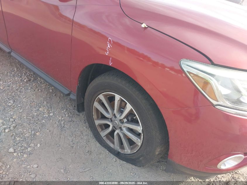 2015 Nissan Pathfinder Sv VIN: 5N1AR2MM4FC715482 Lot: 43333598