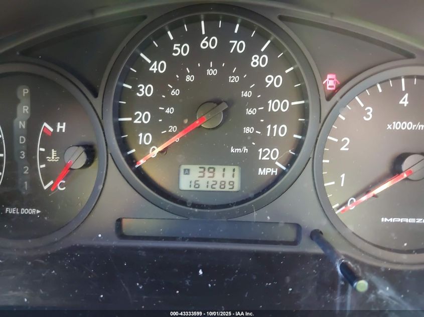 2005 Subaru Impreza 2.5Rs VIN: JF1GD67535H507416 Lot: 43333599