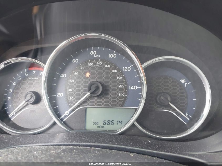 2016 Toyota Corolla L VIN: 2T1BURHE0GC707679 Lot: 43333601