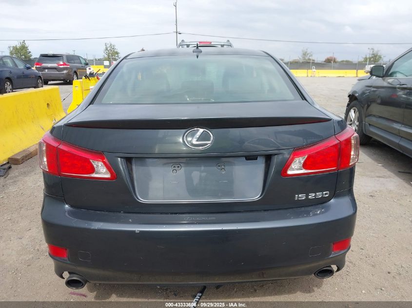 2011 Lexus Is 250 VIN: JTHBF5C24B5150988 Lot: 43333606
